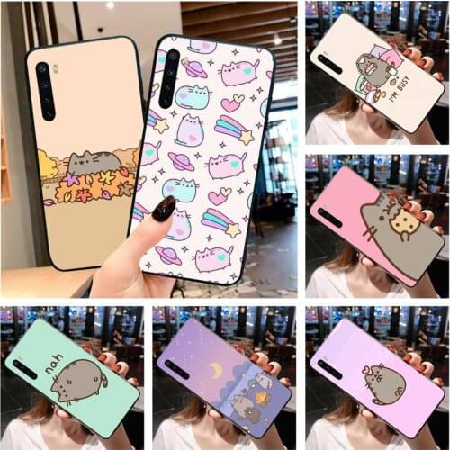 Cute Pusheen cat Phone Case For OPPO Realme 6 Pro Realme C3 5 Pro C2 RENO2-Z A11X