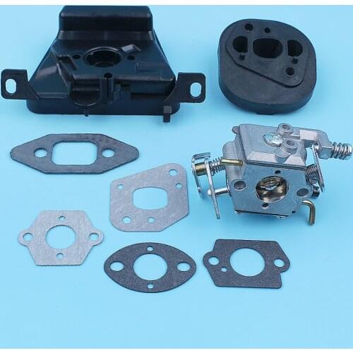 Carburetor Intake Manifold Air Filter Bracket Kit For MCCULLOCH MAC CAT 335 435 440 Chainsaw Walbro Carb Replacement Part