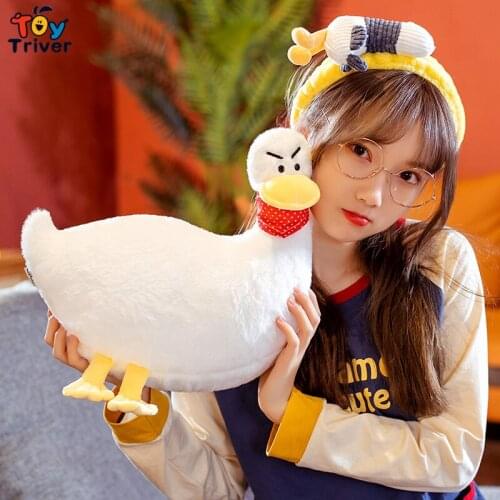 Kawaii Goose Duck Plush Toys Stuffed Doll CrossBody Shoulder Bag Coin Purse Wallet Pouch Kids Children Girls Boys Birthday Gift