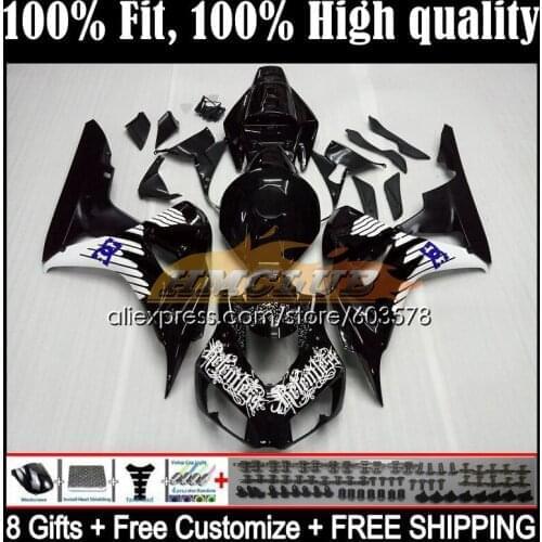 Injection Body For HONDA CBR 1000 RR CC CBR 1000RR 1000CC 49CL.185 CBR1000RR 06 07 CBR1000 RR 2006 2007 OEM Fairing Glossy black