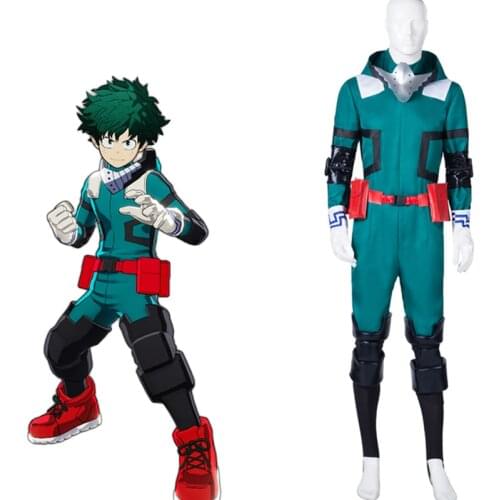 My Hero Academia Boku no Hero Academia Midoriya Izuku Deku Cosplay Costume Belt Accessory Men Women Jumpsuit Halloween Christmas