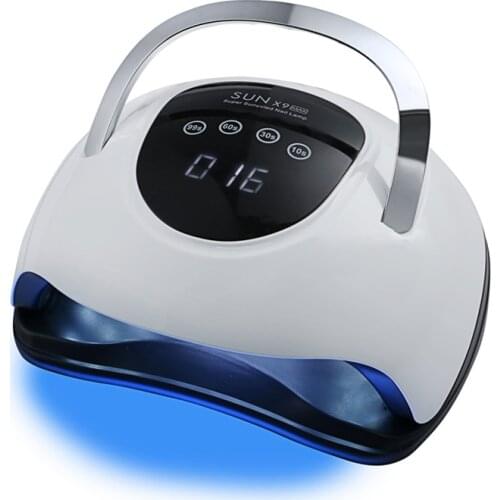 Professional 168W SUN X9 MAX UV LED Lamp Nail Manicure Gel Polish Curing Dryers Apparatus Phototherapy Quick Dry Gel Nail Dryer