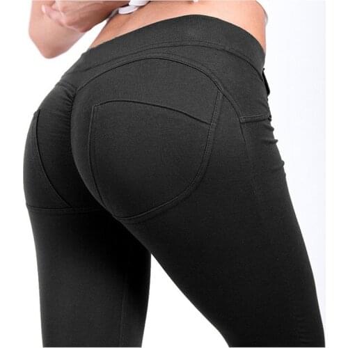 Fashion Low Waist Bumps Style Leggings Women Sexy Hip Push Up Fitness Leggings Pants Leggings Feminina Leggins Jeggings