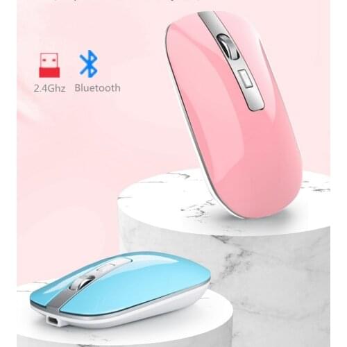 Wireless Mouse Bluetooth Mouse Vertical Ergonomic Rechargeable USB Optical Dual Mode Slim Silent Magic Mause For PC Laptop Gamer