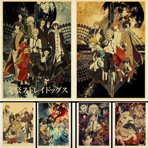 Wall Art Bungo Stray Dogs Anime Poster Diamond Painting 5D DIY Rhinestone Pictures Diamond Embroidery Sale Home Decoration