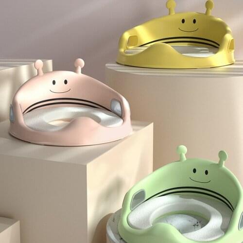 New Style Bee Shape Baby Boy Soft Toilet Training Seat Cushion Kids Cartoon Potty Toilet Seat Pad Child Seat With Handle