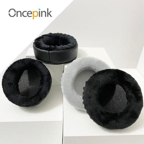 Oncepink Replacement EarPads For Bluedio T2 T-2 Headphone Thicken Velvet Ear Cushion Repair Parts Earphones Accessories