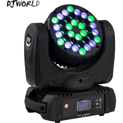 LED Beam 36x3W Moving Head Light RGB LED Wash Light With 9/16 Channels Linear Dimming DMX512 Stage Lights Professional Stage&DJ