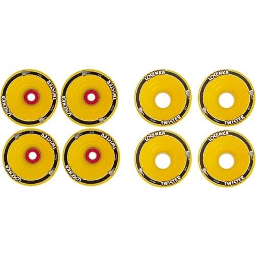 Losenka [75mmx56mm 82A] PU Wheel for Long Skateboard Downhill Braking, Large Skate Board Wheels