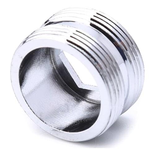 Solid Metal Adaptor Outside Thread Water Saving Kitchen Faucet Tap Aerator Connector