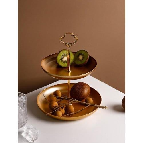 Nordic Luxury Fruit Plates Luxury High Grade Dry Fruit Plate Coffee Table Storage Decoration Tray Creative Modern Living Room