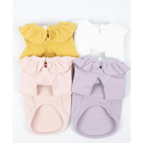 Cat Dog Shirt Pajamas Chihuahua Yorkshire Puppy Small Dog Clothes T-shirt Outfit Pomeranian maltese Poodle Schnauzer Clothing XS