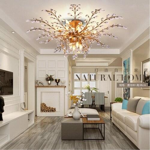 Modern Lustre Led Crystal Chandelier Lighting Ceiling Chandeliers Light Lamparas De Techo Hanglamp Suspension Luminaire Lampen