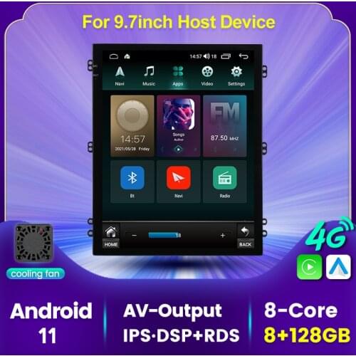 Tesla 9.7'‘ Android 11 6G 128G Car Auto Radio Video Audio Multimedia For VW Nissan Hyundai Kia Toyota universal 2din 4G LTE