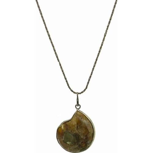 Natural Snail Fosif Lady Necklace