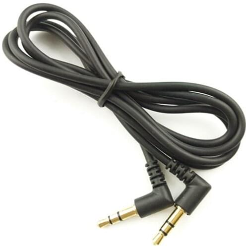 0.5m 3.5mm Elbow Audio Line Male to Male Audio Cable Aux Cable Audio Cord Aux Extension Cable For Mobile Phone Car