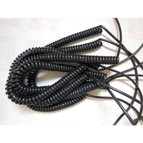 1PCS 7/12/15/16/17/18/19/21/26 core Stretching length 5/6 meters electronic handwheel wire spring wire spiral wire signal wire