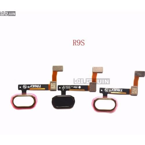 1PCS For OPPO R9S Home Button Fingerprint Menu Return Key Recognition Sensor Flex Cable