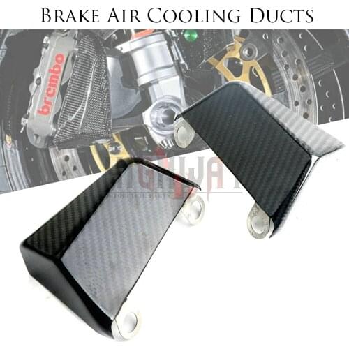 100mm Radial Carbon Fiber Front Brake Caliper Pads Cooling Air Duct Channel System For BMW S1000XR S 1000 XR 2014-2020 COOLER