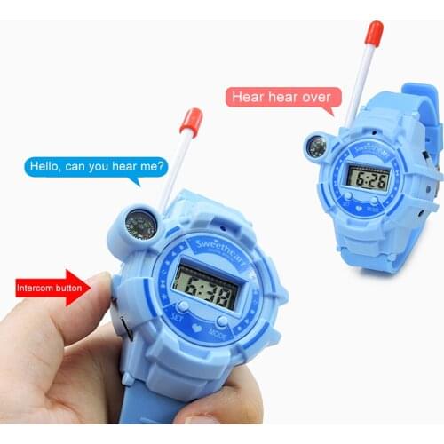 Fashion Long Distance Call Interactive Kids Toys Walkie Talkies Child Kids Watches Two-way Radios Interphone Telephone Toy 2pcs