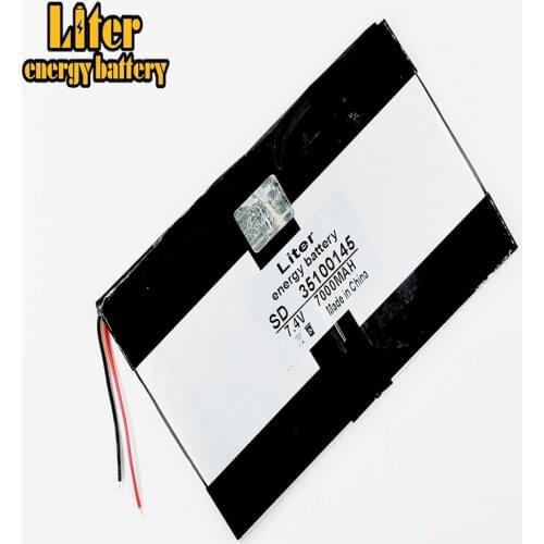 35100145 7000MAH 7.4V bateria Li-ion para tablet pc 9.7 polegada 10.1 polegada speaker [3.5*100*145]