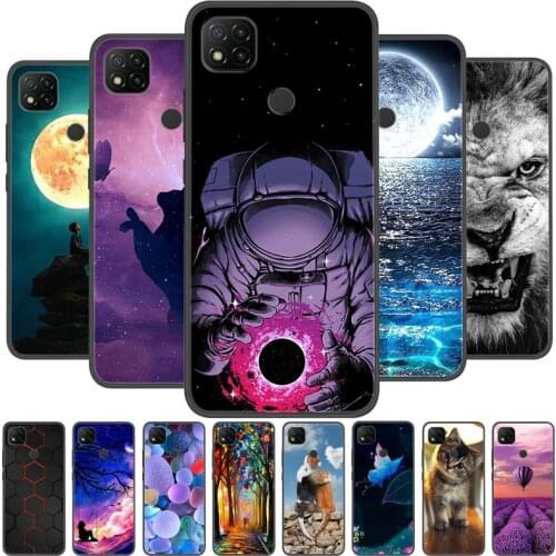 For Xiaomi Redmi 9C NFC Case Silicone Soft TPU Phone Cover For Redmi 9C NFC Case Cartoon Case Protective Bumper For Redmi 9C NFC