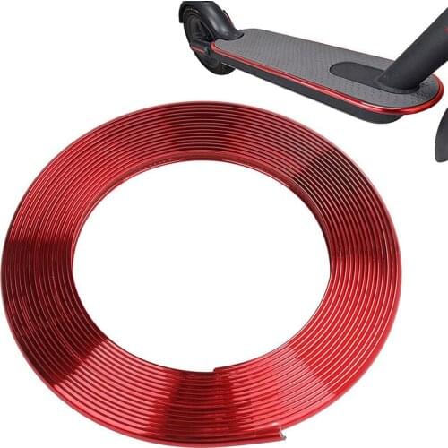 2 Meters Scooter Body Decorative Strip Anti-Collision Strip Electric Scooter Bumper Protective Strip Skateboard