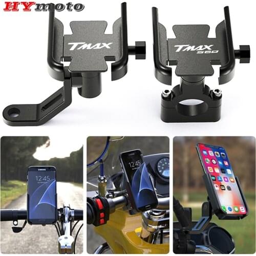For YAMAHA TMAX560 TMAX530 TMAX500 T-MAX 500 530 560 DX/SX XP530 Motorcycle Handlebar Rearview Mobile Phone GPS Stand Bracket