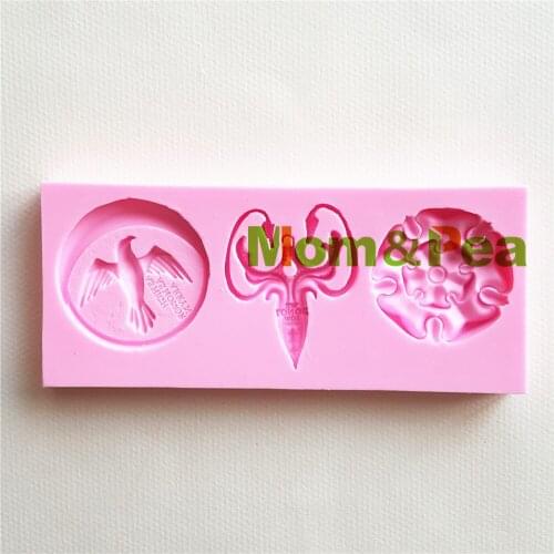 Mom&Pea MPA1629 Bird Shaped Silicone Mold Cake Decoration Fondant Cake 3D Mold Food Grade