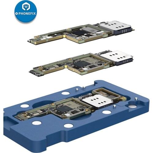 Qianli BGA Reballing Stencil Kit Middle Frame Reballing Platform Cell Phone Soldering Fixture for iPhone11 Pro MAX X XS XS MAX