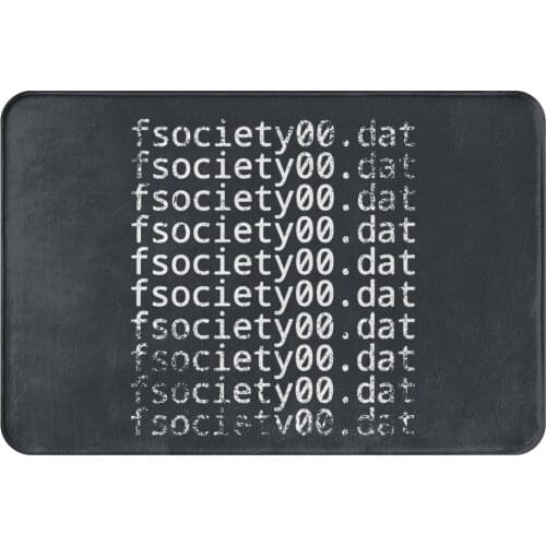 Linux Operating System Tux Penguin Kitchen Non-Slip Carpet Fsociety00 Dat Bedroom Mat Welcome Doormat Floor Decor Rug