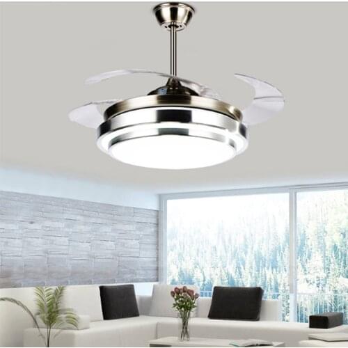 New arrival LED Retractable Ceiling Fan Y4203 Energy Saving Remote Control Fan CEILING FANS with folded blades