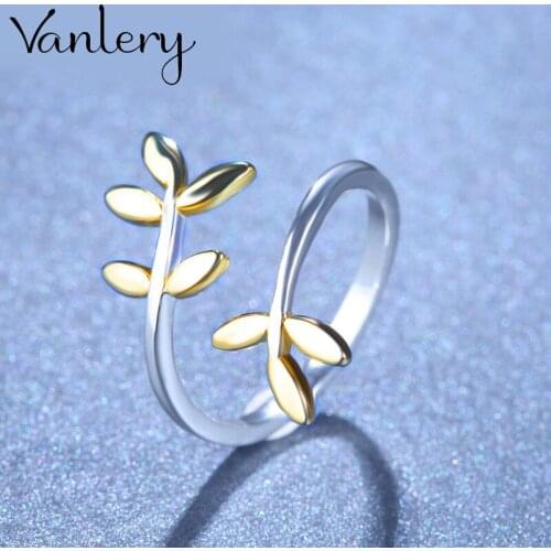 Romantic Charming Open Leaf Ring for Women Vintage Boho Party Rings Gothic Punk Jewelry Gifts for Girls