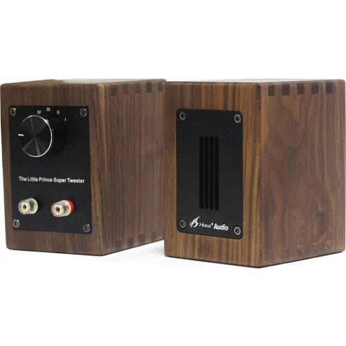 S-021 Black walnut solid wood external fever audio aluminum belt type super tweeter