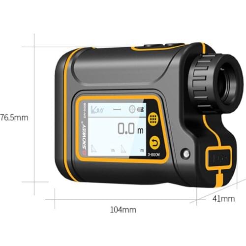 SNDWAY Lithium Battery Rangefinder Telescope 600M All-in-one Machine Measuring Angle Distance Height Speed
