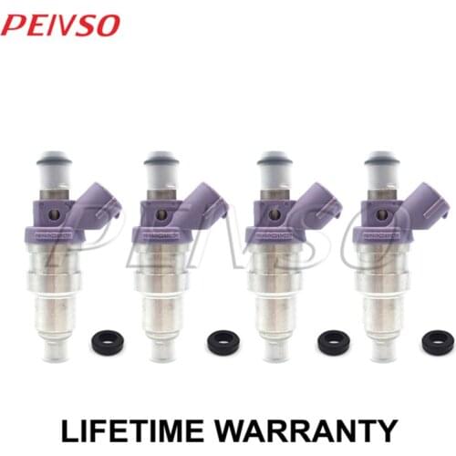 4x 23250-11040 fuel injector for TOYOTA NA TERCEL 1988~1990 1.5L 3EE EL31