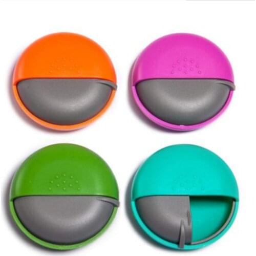 Rotatable Rotating Round Pill Case Pill Organizer Mini Plastic Medicine Box Drugs Pill Container Jewelry Headphone Storage Case