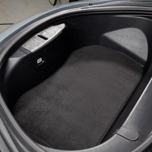 Vxvb NEW For Tesla Model 3 Accessories Model3 Car Front Trunk Mats Front Storage Mat Cargo Tray Protective Pads Mat Three 2020