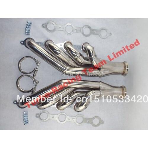 EXHAUST HEADER FOR Chevrolet FOR V8 LS1 LS6 LSX Up & Forward Turbo Headers exhaust manifold header