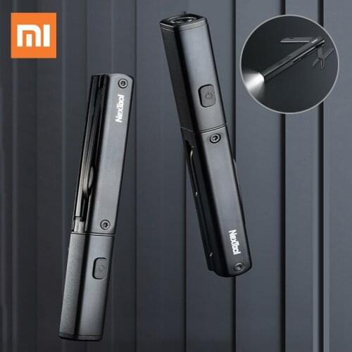Xiaomi NexTool Multifunctional Tools 3 in 1 Flashlight Scissors Knife USB Rechargeable IPX4 Waterproof Portable Outdoors Tools