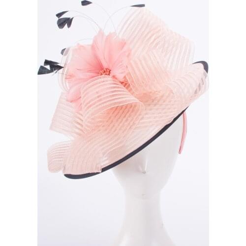 Womens Kentucky Derby Fascinators Wedding Church Racing Hats Headband Headpiece T429
