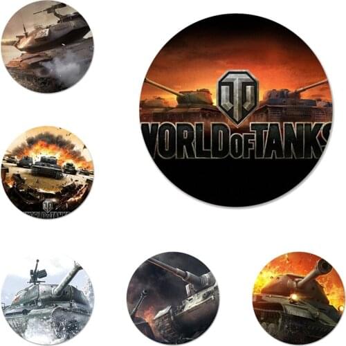 World of tanks Icons Pins Badge Decoration Brooches Metal Badges For Clothes Backpack Decoration