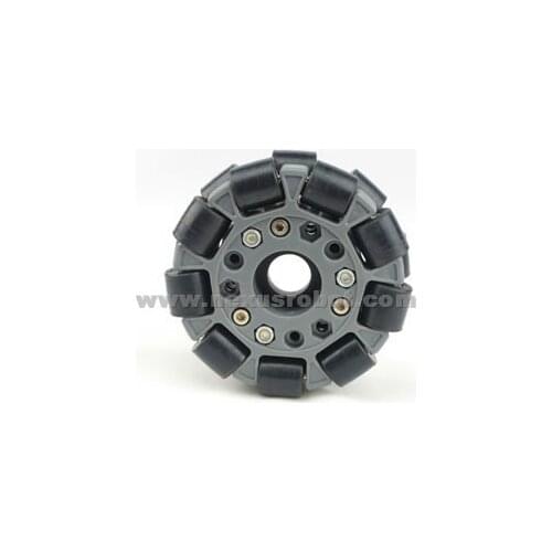 100mm Double Nylon-Rubber Omni wheel roller bearing 14041