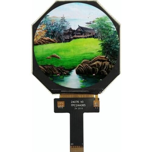2.47 inch 480*480, ST7701S, full viewing angle, sunlight readable, round IPS LCD module, MIPI interface
