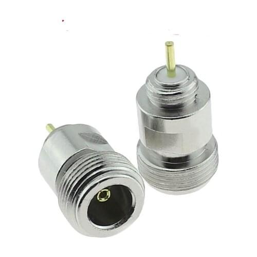 5pcs N Female Jack RF Coax Adapter Convertor Solder Post Straight Amplifier Special Connector Nickelplated for Booster adaptor