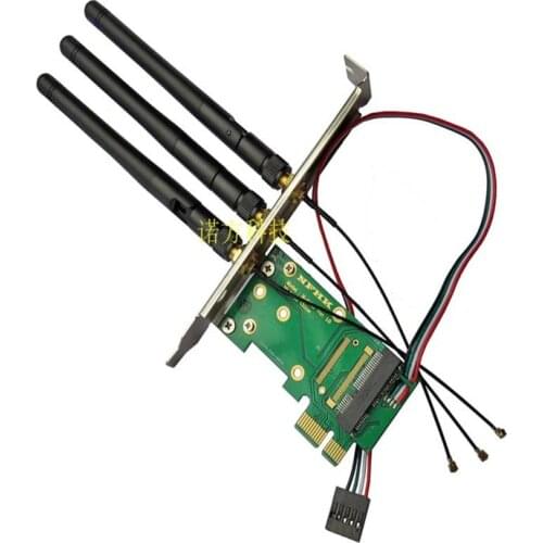 BCM94360HMB to PCIe x1 adapter card supports Bluetooth