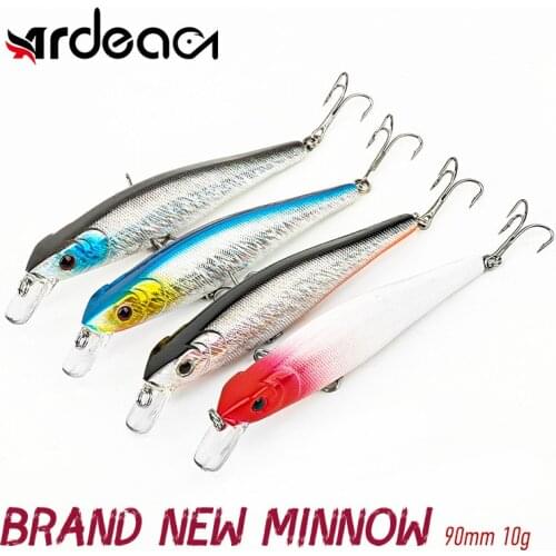 ARDEA Sinking Hard Lure 90mm 10g Minnow Artificial Wobbler Crankbaits Swimbait Trout Seabass Isca Fishing Tackle Peche