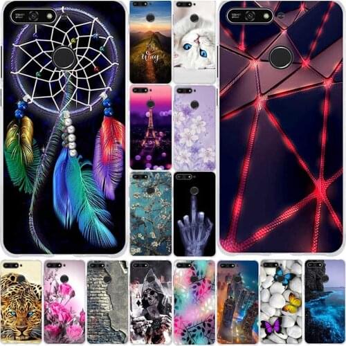 Phone Case For Huawei Honor 7C Case Cover 5.7" Soft TPU Silicone Bumper Honor7C Cases for Huawei Honor 7C AUM-L41 Back Cover