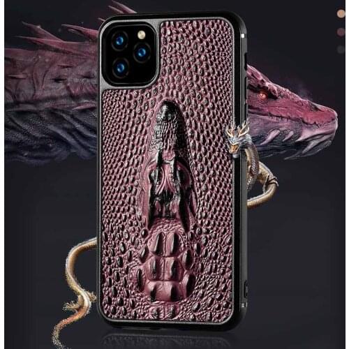 Genuine Leather 3D luxurious phone case For iPhone 11Pro max 7 plus 8 plus X XS XS max XR Anti-fall Cover For iphone 12 pro max