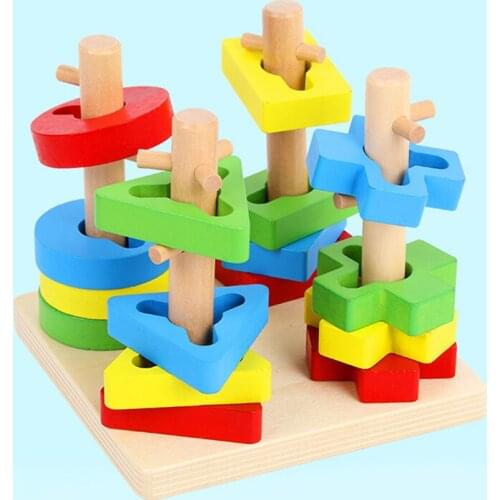 Wooden Math Toys Puzzle Baby Kids Learning Toy Preschool Early Childhood Education Montessori Game For Toddlers Children